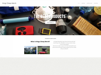 kingzcheepmerch.com snapshot