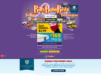 www.billybobsbeds.com snapshot