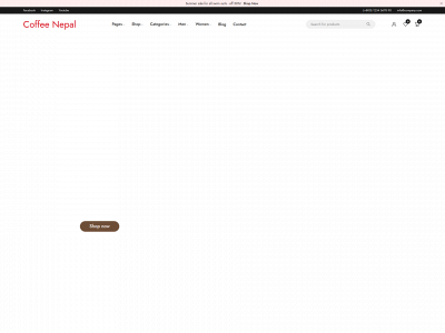 coffeenepal.com snapshot