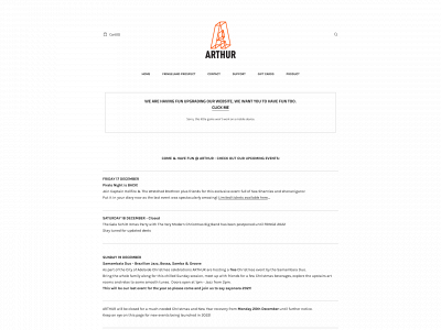 arthur.works snapshot