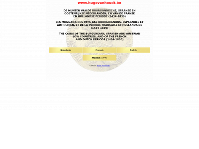 hugovanhoudt.be snapshot