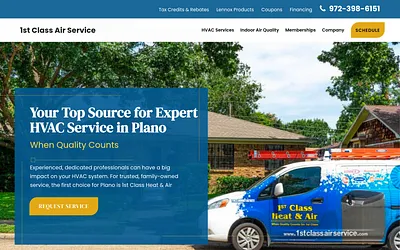 1stclassairservice.com snapshot