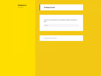 edushark.in snapshot