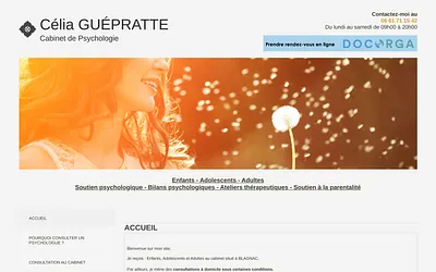 celia-guepratte.fr snapshot