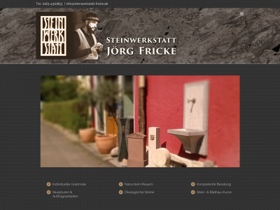 steinwerkstatt-fricke.de snapshot