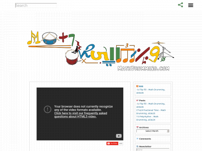 mathdrumming.com snapshot