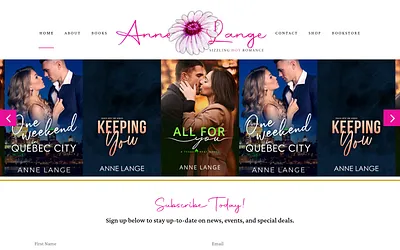 authorannelange.com snapshot