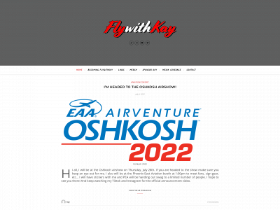 flywithkay.com snapshot
