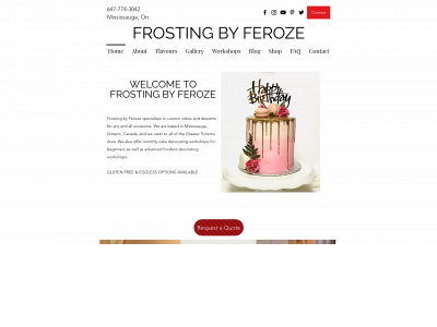 frostingbyferoze.com snapshot