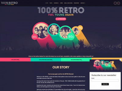100percentretro.com snapshot