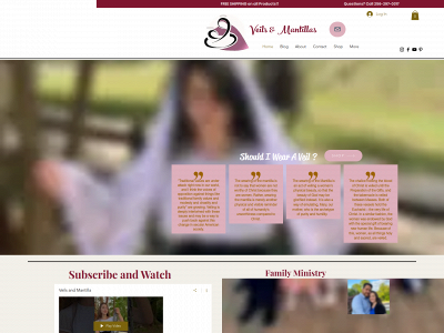 veilsandmantillas.com snapshot