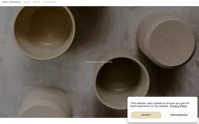 tamihceramics.com snapshot