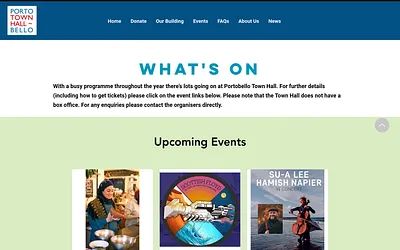 portobellotownhall.org snapshot