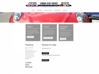 londonautoservices.com snapshot