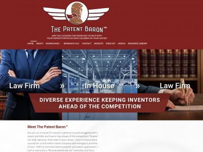 patentbaron.com snapshot