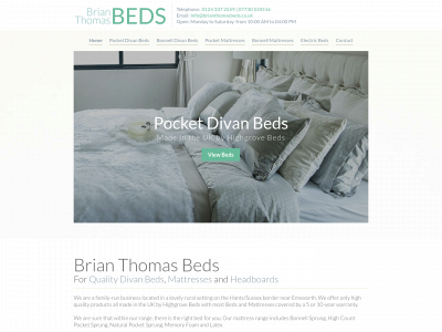 brianthomasbeds.co.uk snapshot