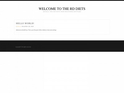 therddiets.com snapshot