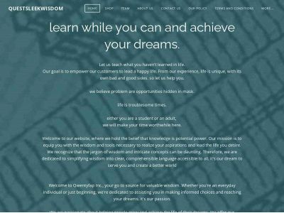 questsleekwisdom.weebly.com snapshot