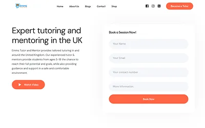 emmstutorandmentor.com snapshot