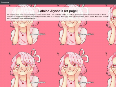 lalaineart.com snapshot