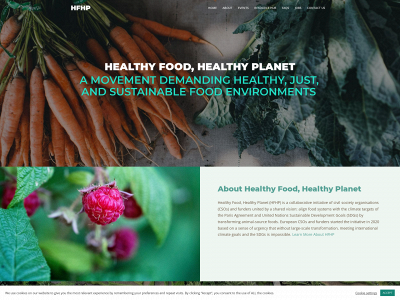 healthyfoodandplanet.org snapshot