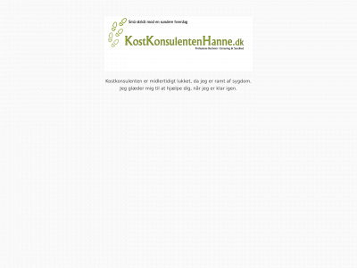kostkonsulentenhanne.dk snapshot