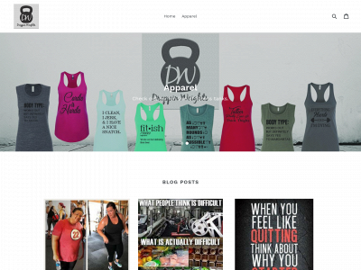 droppinweights.com snapshot