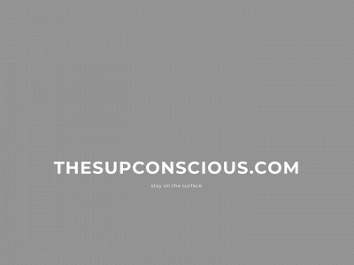 thesupconscious.com snapshot