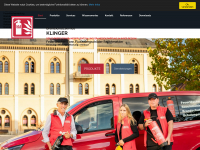 www.brandschutz-klinger.de snapshot