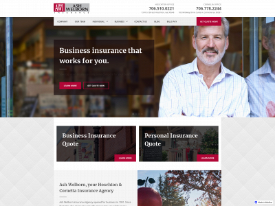 ashwelborninsurance.com snapshot