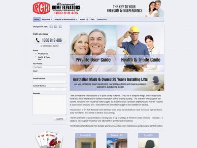 rghlifts.com.au snapshot
