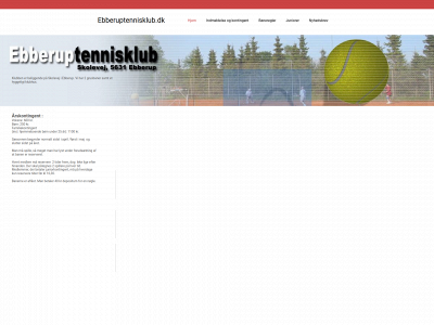 ebberuptennisklub.dk snapshot