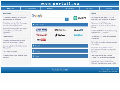 monportail.ca snapshot