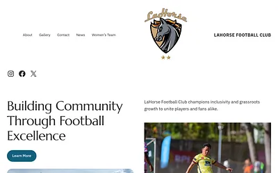 lahorsefc.com snapshot