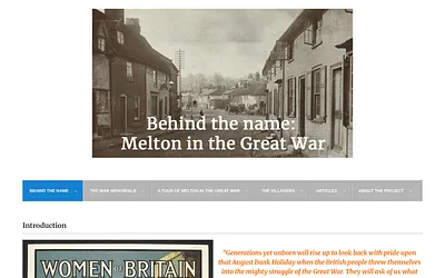 meltonww1.co.uk snapshot