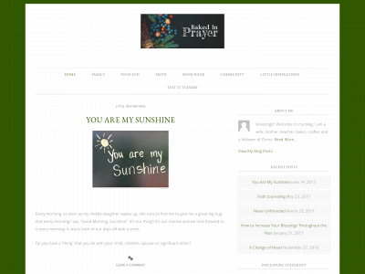 bakedinprayer.com snapshot