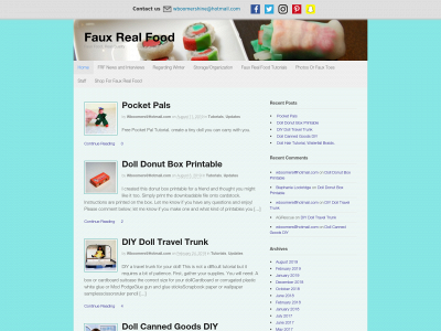 fauxrealfood.com snapshot