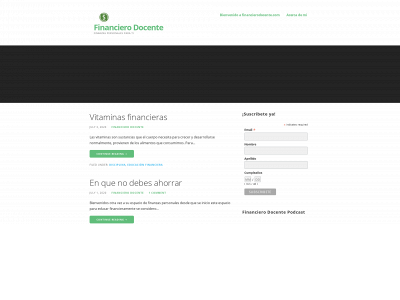 financierodocente.com snapshot