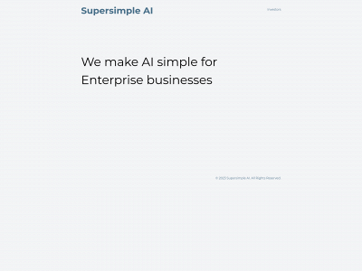 supersimple.ai snapshot