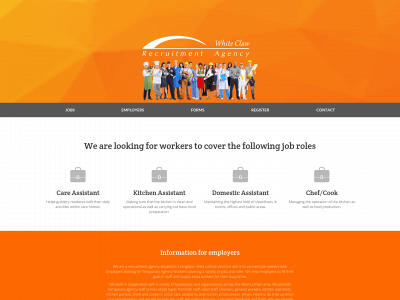 whiteclawagency.co.uk snapshot