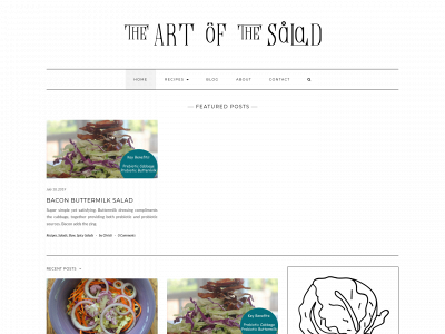 theartofthesalad.com snapshot