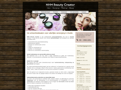 nhmbeautycreator.nl snapshot