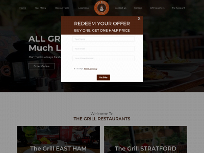 thegrillrestaurant.com snapshot