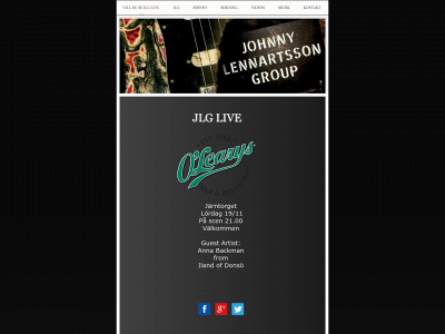 johnnylennartssongroup.se snapshot