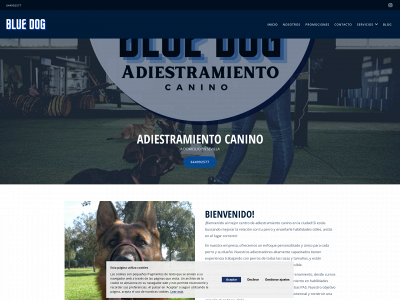 bluedog-adiestramientok9.es snapshot
