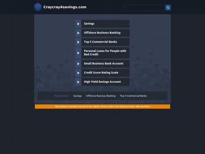 craycray4savings.com snapshot