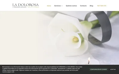 funerarialadolorosa.com snapshot