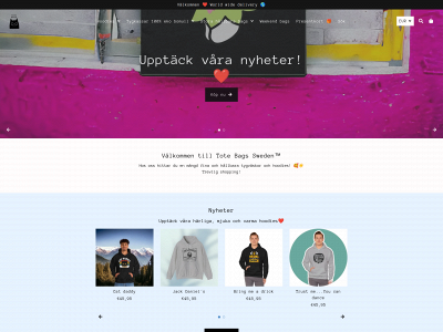 totebagssweden.com snapshot