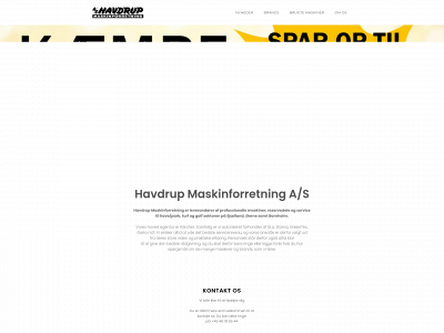 havdrup-maskinforretning.dk snapshot