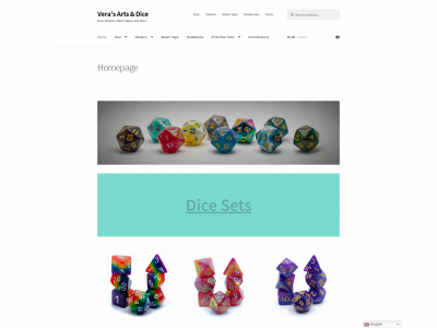 verasartsanddice.com snapshot